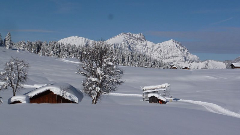 Vue vers les Aravis