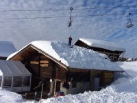 Déneigement du toit